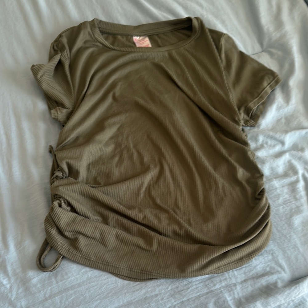Olive Green Women's Top